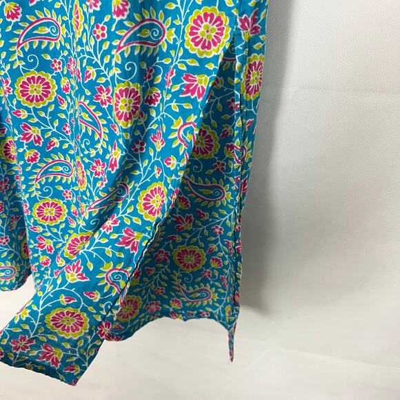 Avaasa Paisley Print Blue Tunic/Dress Size S - Picture 10 of 11